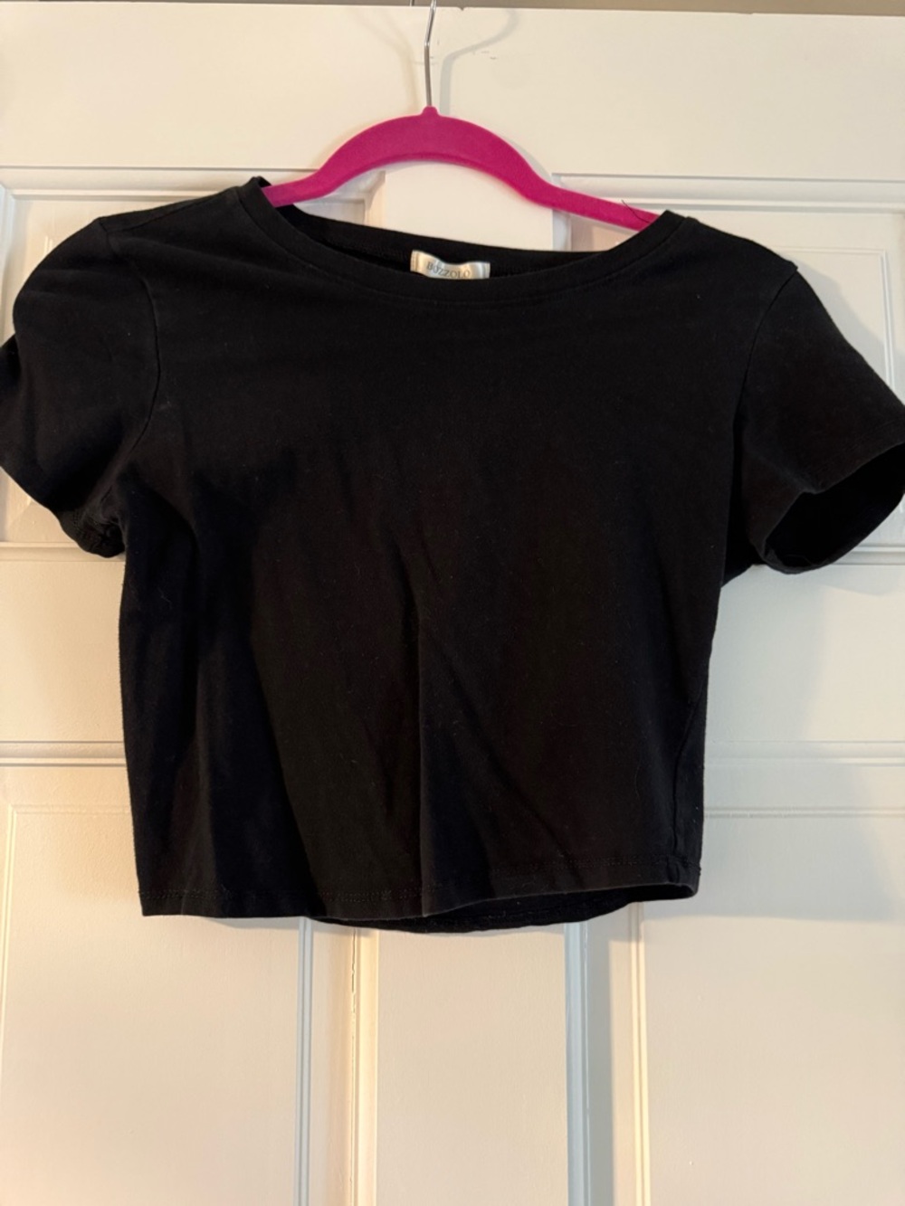 Black Cropped Tee